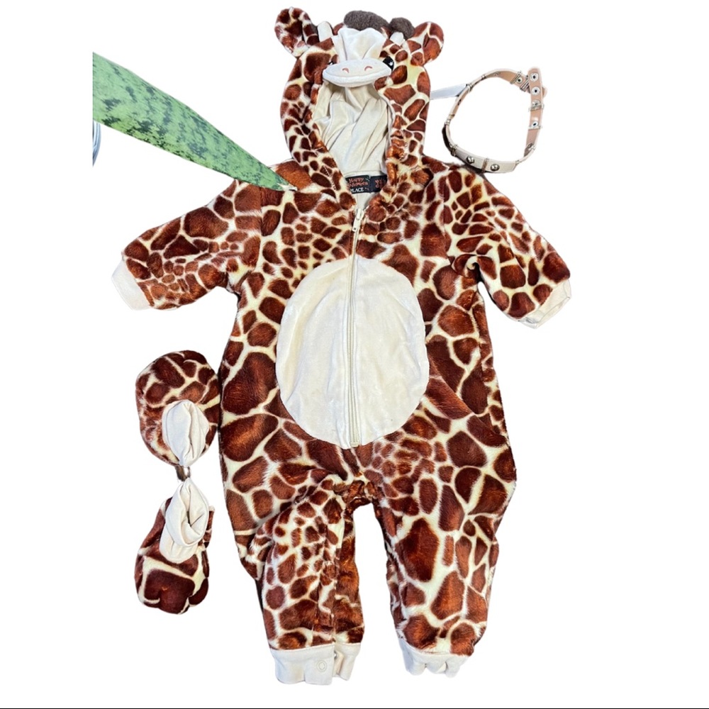 Giraffe Halloween Costume 0-6 Months Warm Baby Outfit